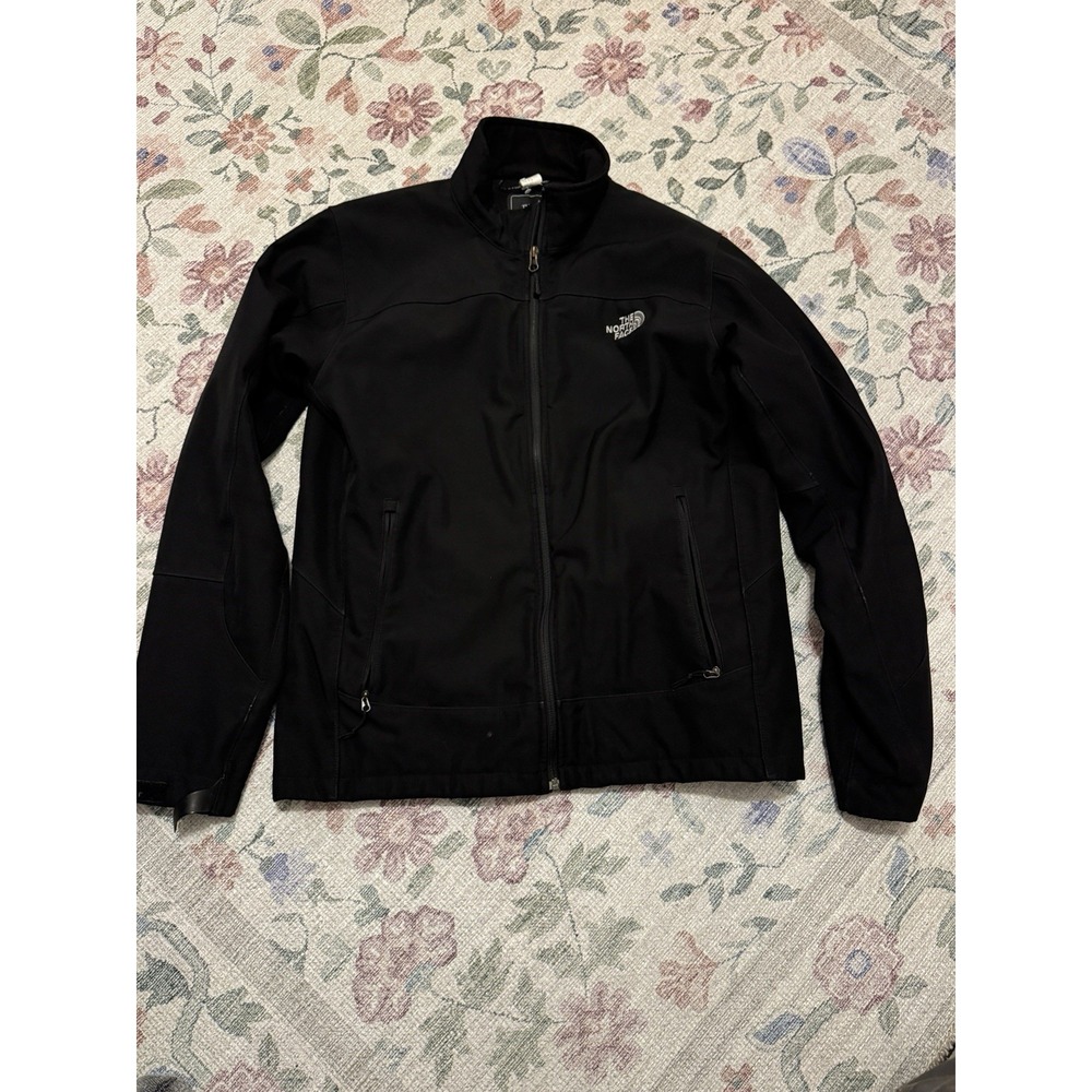 North Face Men's Jacket Size Large Black With A Flaw #9